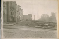 South on North Stanyan St. from McAllister St. See Golden Gate Park on the left. Feb. 1/26