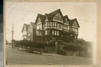The old home of D. Ghirardelli, the chocolate man, N. W. corner Baker and Pacific Ave. Taken 11/24/24