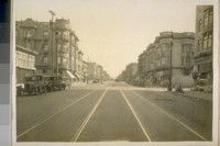 South on Valencia St. from 20th St. April 1929