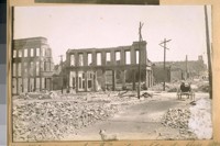 South on Grant Ave. from Pacific after the fire, April 18th, 1906