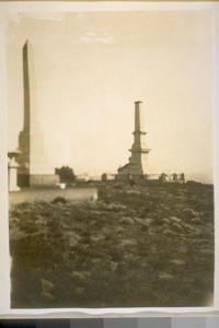 The first monument on the left is to J. Fredlander [Friedlander] a pioneer of San Francisco and a very wealthy