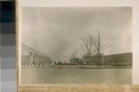 This is where on Sept. 30/26 Col. Alexander S. Williams was drowned in his auto between Piers 38 & 40