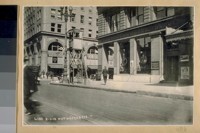 South side of Market at Spear St. 1919. Switchmans tower fr. the Market St. car