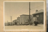 S.W. from 45th Ave. and Geary St. April 1928. The house with the cross is my home. Jesse B. Cook