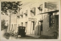 The Odd Fellows Hall built in 1856 and still in good condition on the Main St. of San Andreas, Calaveras Co. Calif. August 9/28