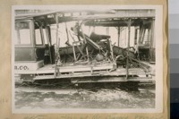 An other view of the same wreck, May 7/26 [wreck at Sansome Street, after running from Powell Street down California Street Hill.]