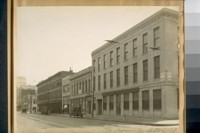 West side of Sansome St. from Jackson St. April 1924. These buildings were built about 1856