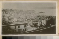 N.W. from Telegraph Hill in 1870 showing Selby's Lead Works at the foot of Hyde St