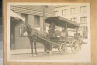 King & Co.'s one horse Express, taken at the N.W. cor. Washington & Kearny St. April 7/28