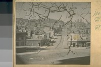 North on Powell St. from Market St. in 1868