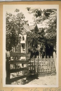 The Old home of Gen. M.G. Vallejo and the house both the Gen. and his wife passed on, the house was built in 1850 at Sanoma [Sonoma], Calif. July 1928