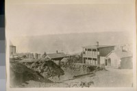 N.E. from Green & Leavenworth Sts. in 1878, & the top of my old home