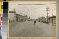 Looking East fr. 10th Ave. & Geary St. May 1921