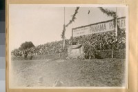 P.P.I. Ex. [Panama-Pacific International Exposition] - 1915 in G.G. Park. [President Taft speaking at groundbreaking ceremony.]