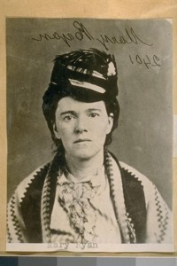 Mary Ryan--A pickpocket, panel worker and all-around worker on the Barbary Coast, was in and out of the county jail a number of times and the last known of her was in 1874 when she was sent to the county jail for petty larceny