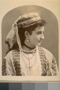 Mrs. J.A. Oates, Bush St. Theater on Bush Street bet. Kearny and Montgomery, South side, 1878