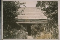 Front view of the Old Home of B. T. Williams at Camptonville Yuba City, Calif. in 1921 - Taken on our way to Lake Tahoe