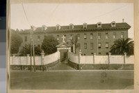 The Old Magdalen Asylum, now known as St. Catherine's Home for wayward girls. Photo taken Feb. 1925 from Potrero Ave. & 21st St