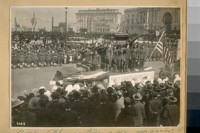 The Liberty Parade passing the City Hall, 1919