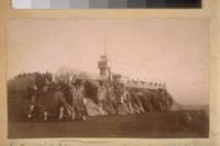 Sutro Heights in 1880 above the Cliff House