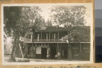 The Owen Fallon Hotel built in 1852 and restarted at Columbia, Tuolumne Co. Calif. At the corner Washington and Broadway. They charged from $3 to $5 per ticket to dances held in this hotel. August 9/28