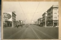 North on Van Ness Ave. from McAllister St. Nov. 1924