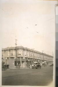 The Old Gregory Block N. E. corner 7th and Filbert St. Oakland. Photo taken Sept. 26/28