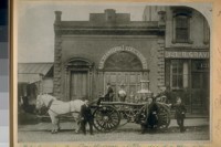 Engine Co. South side of Pacific between Montgomery and Sansome Sts. 1886