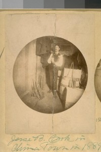 Jesse B. Cook in China Town in 1889