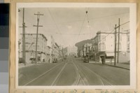 East on Judah St. from 8th Ave. Sept. 1926 - See the Affiliated Colleges at end of the street