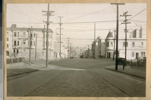 East on Duboce Ave. from Guerrero St. Feb. 1925