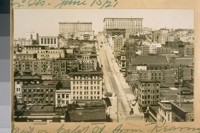 West on Calif. St. from Kearny St. in 1921
