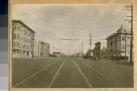 East on Geary St. from 15th Ave