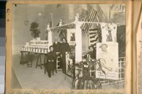 City Auditor Thos. Boyle with the Salvation Army Girls in his Office, City Hall, March 1922