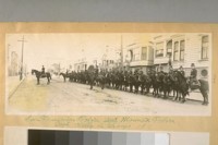 San Francisco Police Dept. Mounted Police. Capt. Kelly in charge, 1911
