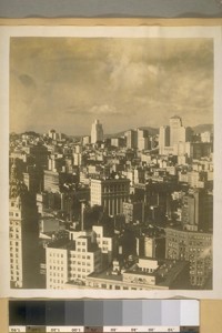 N.W. from top of the Examiner Bldg. 3rd & Market Sts. 1928