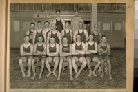 S.F.P.D. [San Francisco Police Department], July 4/24, Back Row, L. to R.: McCann, McGurn, Middle Row: Waterman...Barnacle, Barnes, Paulson, Richter; Seated: Greenfield, Murray, Cook