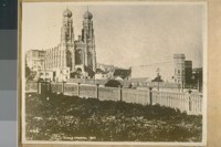 North from Geary St. bet. Stockton & Powell Sts. in 1865, Temple Emanuel [Emanu-El], 1867