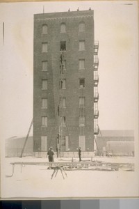 The San Francisco Fire Dept. Drill Tower at 11th & Bryant Sts. March 1926