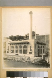 High pressure pumping station at Fort Mason, 1916