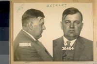 Percy W. Beckley, Alias, W.P. Beckley: A native of Penn. Age 40, 5'7-7/8 " - 162 lbs. Blue eyes. Dark