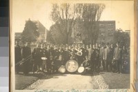 Portsmouth Square opp. Hall of Justice. Seattle Band of Police Officers. Oct. 1st, 1915