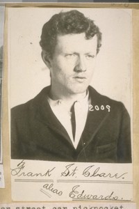Frank St. Clair, alias Edwards, another street car pickpocket was arrested and served time on a number of occasions and the last time he was sent to San Quentin for picking pockets at the Midwinter Fair on Dec. 20, 1893 for 10 years