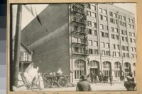 Waterhouse and Lester fire, north side of Howard bet. 1st & 2nd Sts. about 1896