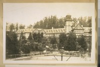 Two photoes [sic] of the Claremont Hotel Berkeley taken from the roof of the American Trust Co.'s office at Claremont. The hotel was to [too] long as I had to take two photoe's [sic]. June 2nd 1929