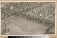 Mounted Police, San Francisco Police Dept. 1920 on Market St