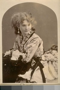 Lotta Crabtree of the Old Calif. Theater, 1876 (who gave the City the Fountain)