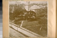 Grand Central Hotel looking North-East in Oakland, Calif. 1876