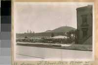 S.W. from St. Rose's Ave. & Wood St. June 5/26 after the fire on Ewing Field