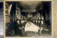Banquet given to Geo. Birdsall on his appointment from Lieut. to Captain of Police, San Francisco Police Dept. in 1902